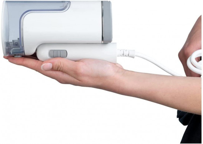 MAXXMEE MAXXMEE Dampfburste Kompakt, 1200 W, Burste Dampfglatter Dampfbugler Steamer Wassertank, weiss/grau  MAXXMEE Steam Brush Compact, 1200 Вт, Brush Steam Smooth Steam Bugler Резервуар для воды отпаривателя, белый/серый