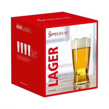 Spiegelau Spiegelau Beer Classics Helles / Pils Bierglas 560 ml Set 4-tlg. Пивной бокал Spiegelau Beer Classics Helles/Pils 560 мл набор из 4 шт.