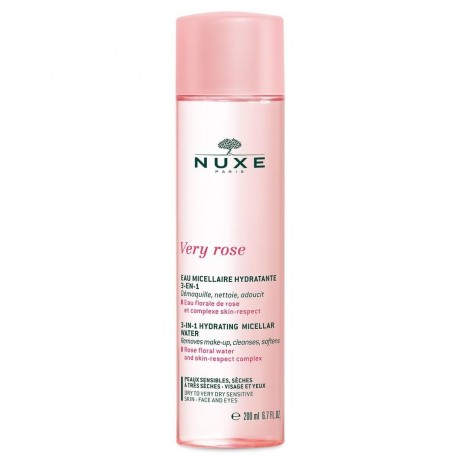 NUXE Very Rose Feuchtigkeitsspendendes 3-in-1 Mizellen-Reinigungswasser Very Rose Увлажняющая мицеллярная очищающая вода 3-в-1