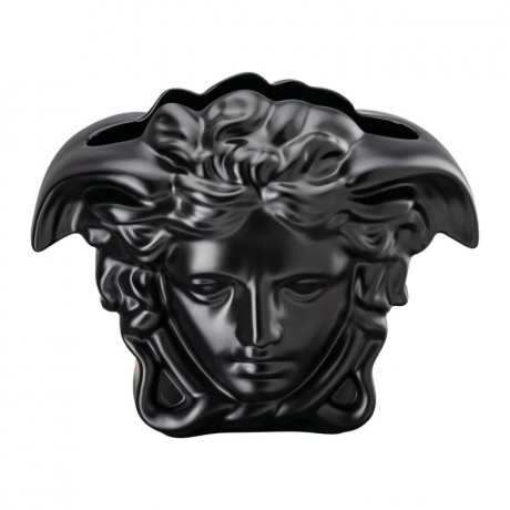 Rosenthal meets Versace Rosenthal Versace Medusa Grande Vase black h: 30 cm Ваза Rosenthal Versace Medusa Grande, черная, высота: 30 см