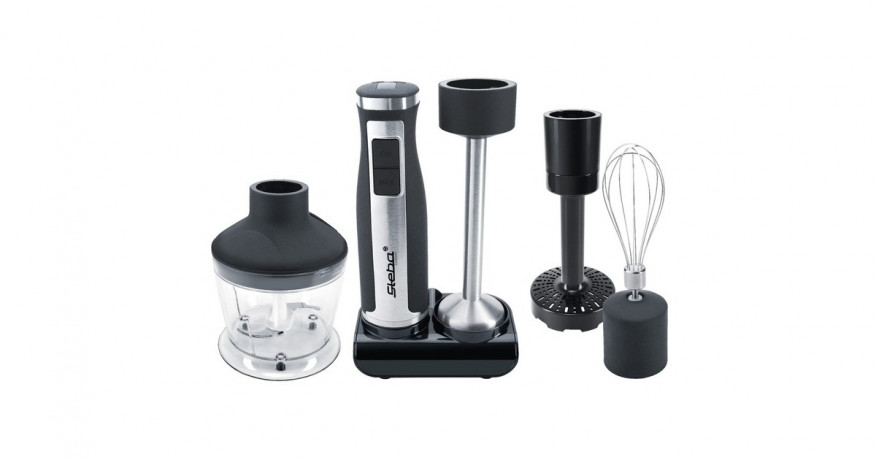 Steba Steba Stabmixer-Set MX 40 edelstahl (geburstet)/schwarz  edelstahl (geburstet)/schwarz Набор ручного блендера Steba MX 40 нержавеющая сталь (матовая)/черный