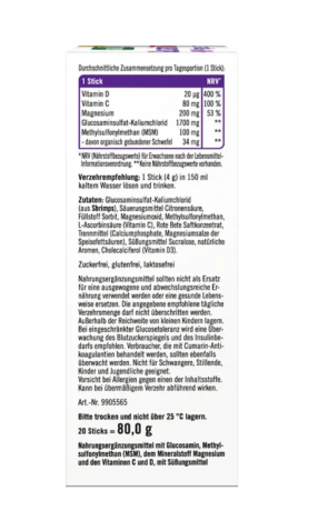 taxofit Glucosamin 1700 Magnesium TAXOFIT Glucosamine 1700 + MSM + Magnesium для поддержки хрящей, костей и мышц, 20шт 