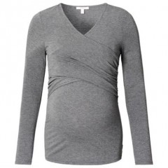 ESPRIT Umstands T-Shirt dunkelgrau melange