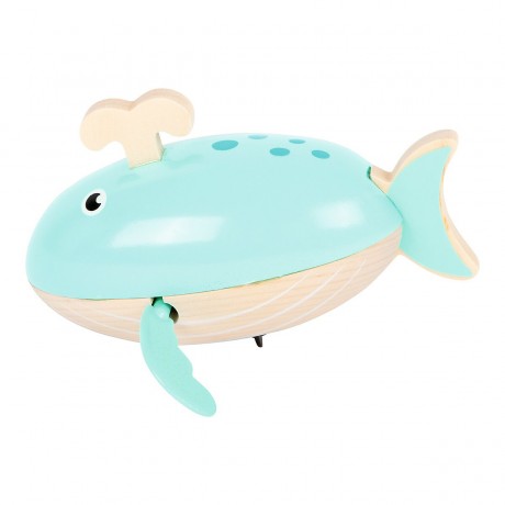 Small Foot Badespielzeug Aufzieh-Wal Заводная игрушка для купания с китом