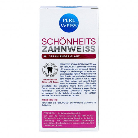 Perl Weiss Schoenheits-Zahnweiss Зубная паста для сияющей белизны зубов, 50 мл