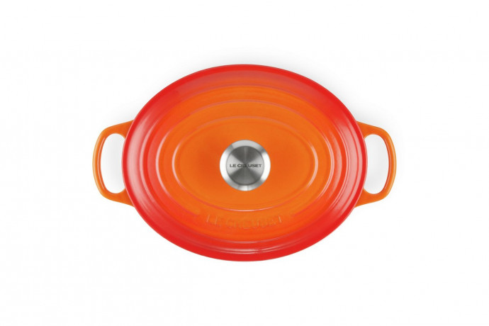 Le Creuset LE CREUSET SIGNATURE Gourmet-Br\u00e4ter Oval 27cm Ofenrot rot LE CREUSET SIGNATURE Gourmet жаровня овальная 27см красная для духовки