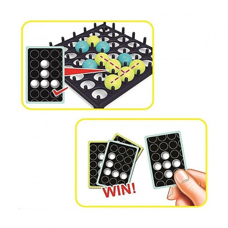 Vicabo Bounce Brettspiel Hupfball Spiel Jumping Ball Kugelspiel Tischspiele Aktionsspiele fur Kinder Настольная игра с отскоком