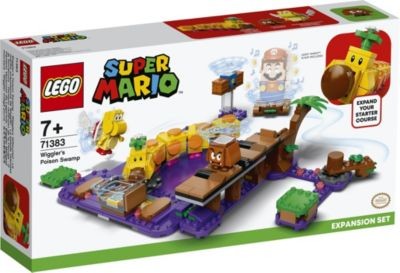LEGO Super Mario 2er Set: 71360 Abenteuer mit Mario - Starterset + 71383 Wigglers Giftsumpf - Erweiterungsset Super Mario Set of 2: 71360 Adventures with Mario Starter Set + 71383 Дополнительный набор Wiggler's Toxic Swamp