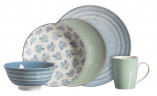 Ritzenhoff & Breker Ritzenhoff & Breker Porzellan-Set 30tlg. WEEKEND grun-blau Фарфоровый сервиз Ritzenhoff &amp; Breker, 30 предметов. ВЫХОДНЫЕ