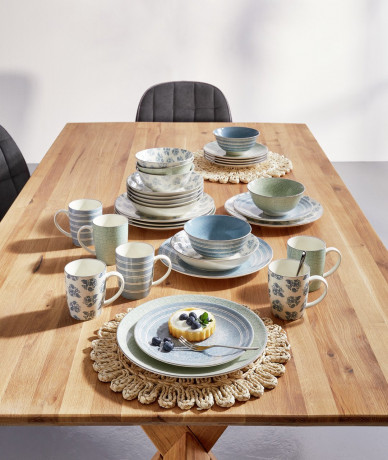 Ritzenhoff & Breker Ritzenhoff & Breker Porzellan-Set 30tlg. WEEKEND grun-blau Фарфоровый сервиз Ritzenhoff &amp; Breker, 30 предметов. ВЫХОДНЫЕ