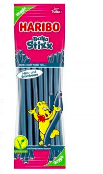 Haribo Balla Stixx Жевательный мармелад с малиной и ежевикой 200г