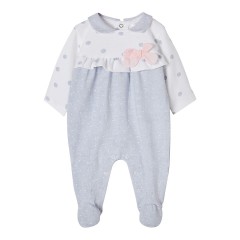 Mayoral Overall Bubikragen Punkte Schleife Бантик в горошек на воротнике Питера Пэна