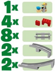 LEGO LEGO DUPLO 10872 Eisenbahnbrucke und Schienen LEGO DUPLO 10872 Железнодорожный мост и пути