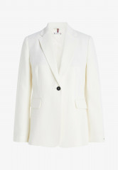 Tommy Hilfiger ELEVATED SINGLE BREASTED  Blazer ecru ПОВЫШЕННЫЙ ОДНОБОРТНЫЙ Пиджак экрю