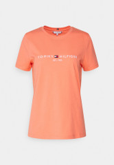 Tommy Hilfiger REGULAR TEE  Print T-shirt coral blossom REGULAR TEE Футболка с принтом коралловый цвет