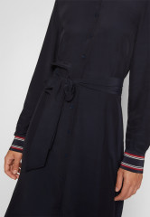 Tommy Hilfiger VIS MONOGRAM SHIRT DRS DETAIL LS Day dress desert sky РУБАШКА С МОНОГРАММОЙ VIS DRS DETAIL LS Повседневное платье небо пустыни