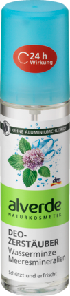 alverde NATURKOSMETIK Дезодорантzerstauber Wasserminze Meeresминеральныйien, 75 мл