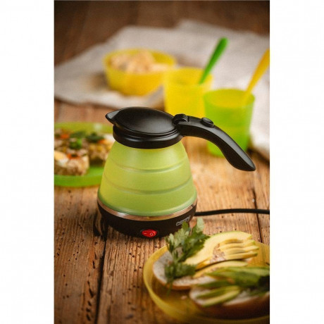 Camry Camry Wasserkocher CR 1265 Kompakter Reise-Wasserkocher, faltbar, Silikon, Kunststoff, grun  Camry Kettle CR 1265 Компактный дорожный чайник Складной силиконовый пластик Зеленый