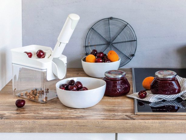 Leifheit Leifheit Entkerner Cherrymat 3.0, Kunststoff, (1-tlg), spulmaschinenfest  Коронка Leifheit Cherrymat 3.0, пластик, (1 шт.), можно мыть в посудомоечной машине