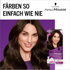 Schwarzkopf Perfect Mousse, 365 Chocolate Brownie Краска-мусс для волос тон 365 Шоколадный Брауни