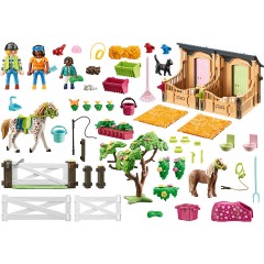 PLAYMOBIL PLAYMOBIL 70995 Reitunterricht mit Pferdeboxen PLAYMOBIL 70995 Уроки верховой езды с конюшнями