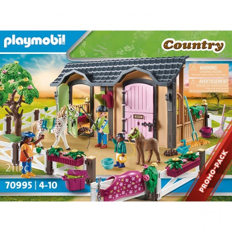 PLAYMOBIL PLAYMOBIL 70995 Reitunterricht mit Pferdeboxen PLAYMOBIL 70995 Уроки верховой езды с конюшнями