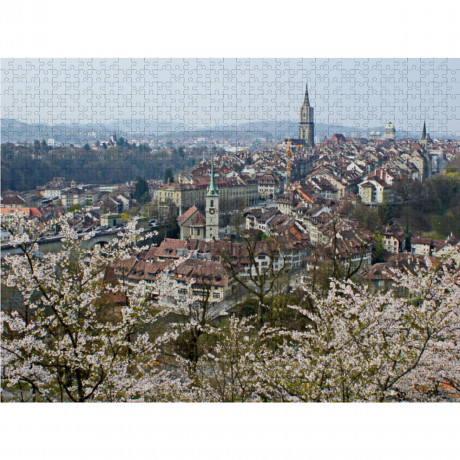 CALVENDO Puzzle CALVENDO Puzzle Berner Altstadt vom Rosengarten aus Пазл CALVENDO Пазл Старый город Берна из розового сада
