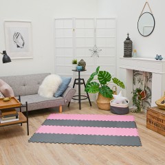 LittleTom Puzzlematte Uni Pink Grau 20 Teile Коврик-пазл Uni Pink Grey 20 штук