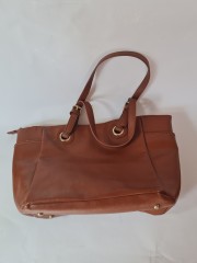 MICHAEL KORS Кожаная сумка, коричневая, 26 см х 44см, 1960-70гг.