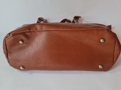 MICHAEL KORS Кожаная сумка, коричневая, 26 см х 44см, 1960-70гг.