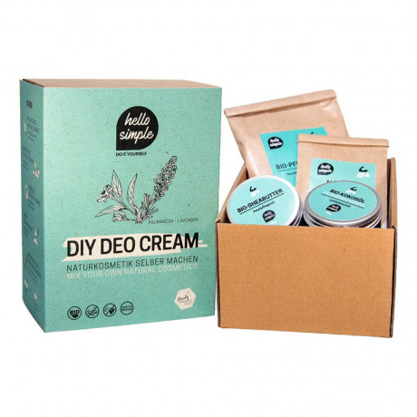 Hello Simple DIY Set Deocreme Palmarosa-Lavendel  Набор своими руками крем-дезодорант пальмароза лаванда