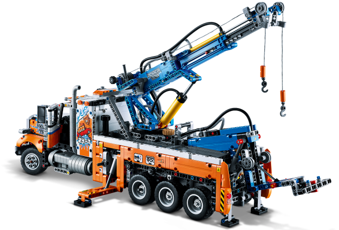 Lego Schwerlast-Abschleppwagen Тяжёлый эвакуатор