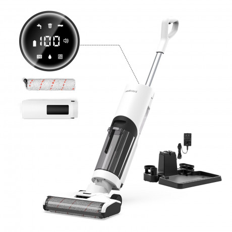 Neakasa Neakasa Akku-Hand-und Stielstaubsauger Neakasa Nass-Trocken PowerScrub II Saugkraft Dual-Tank Selbstreinigung, 350,00 W  Беспроводной ручной и стержневой пылесос Neakasa Neakasa для влажной и сухой уборки PowerScrub II, мощность всасывания, двойно