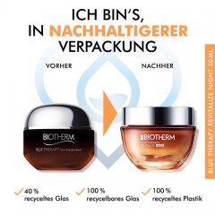 Biotherm Blue Therapy Revitalize Night Cream, Биотерм Крем ночной для лица антивозрастной преображающий, 50 мл