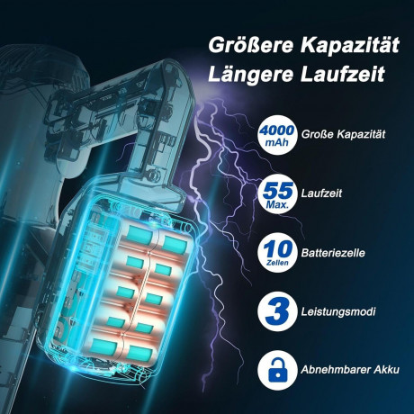 YISORA YISORA Akku-Hand-und Stielstaubsauger V112 Беспроводной ручной пылесос YISORA V112