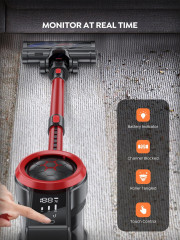 Laresar Laresar Akku-Hand-und Stielstaubsauger, 450,00 W, 33KPa Akkustaubsauger, bis zu 55 Minuten Laufzeit, Beutellos, 1,2L Staubspeicherkapazitat, fur Tierhaare  Беспроводной ручной и стержневой пылесос Laresar, беспроводной пылесос мощностью 450,00 Вт,