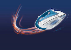 Tefal Tefal Dampfbugeleisen Easygliss Plus FV5751 Kratzfeste Bugeleisen, 2700,00 W, Durilium Airglide-Bugelsohle Schnelles und effektives Bugeln  Паровой утюг Tefal Easygliss Plus FV5751 Устойчивый к царапинам утюг, 2700,00 Вт, подошва Durilium Airglide Б