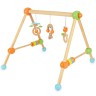 bieco Spieltrapez Spielbogen fur Babys -Figuren Rasseln Kugeln- Activity Baby Gym Holz Spielbogen Игровая арка на трапеции для малышей
