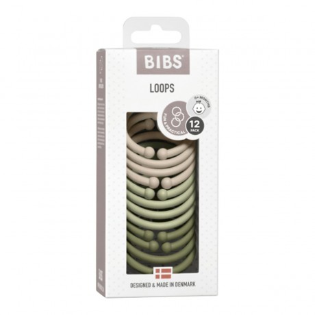 BIBS 12er-Pack Ringe Loops 12 упаковок колец и петель