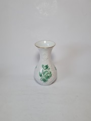 Ваза винтажная Royal KPM "Зеленый цветок", 16 см, Германия, 1960-70гг. 