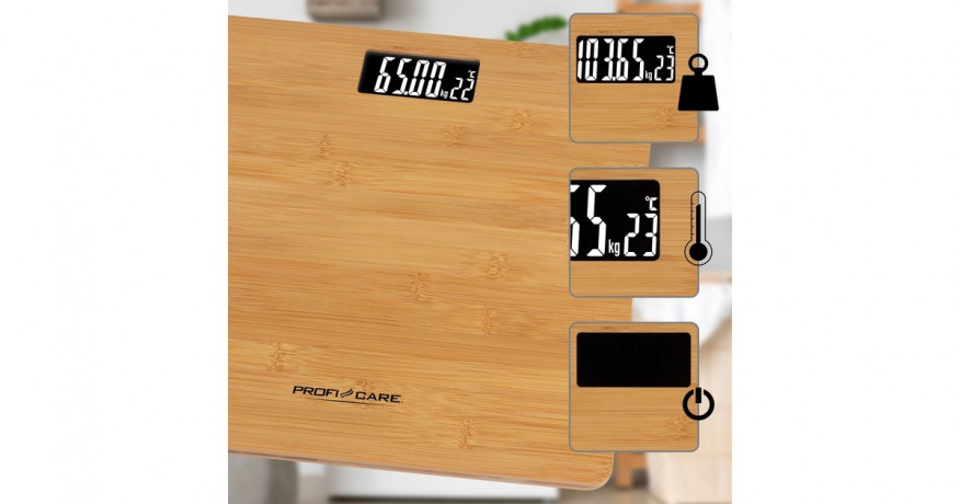 ProfiCare ProfiCare Personenwaage PC-PW 3103 holz/schwarz  holz/schwarz Персональные весы ProfiCare PC-PW 3103 дерево/черный