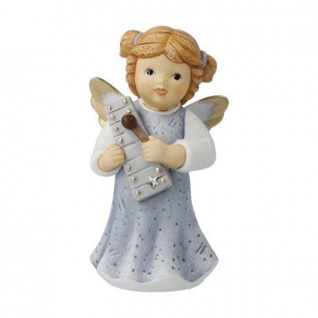 Goebel Goebel Nina & Marco - Winterengelchen Xylophon Spiel - mit Swarovski Stern h: 10,5 cm Goebel Nina &amp; Marco - Игра на ксилофоне Winter angel - со звездой Swarovski, высота: 10,5 см