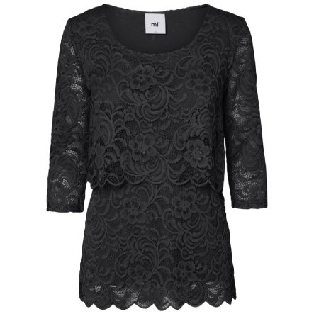 mama licious  MLMIVANE Stillshirt black
