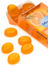 Mivolis Bonbon, Sanddorn-Orange, zuckerfrei Миволис пастилки от горла облепиха-апельсин с Витамином С и экстрактом 18 трав, без сахара, 50 г