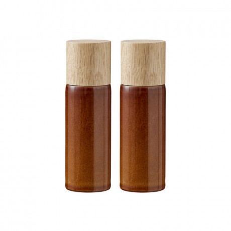 Bitz Bitz Gastro amber Salzmuhle & Pfeffermuhle Set 2-tlg. d: 5 cm / h: 16,7 cm Набор мельниц для соли и перца Bitz Gastro из янтаря, 2 шт. д: 5 см / ч: 16,7 см