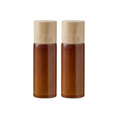 Bitz Bitz Gastro amber Salzmuhle &amp; Pfeffermuhle Set 2-tlg. d: 5 cm / h: 16,7 cm Набор мельниц для соли и перца Bitz Gastro из янтаря, 2 шт. д: 5 см / ч: 16,7 см