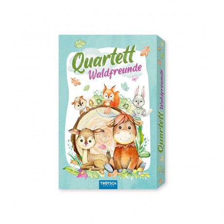 Trotsch Verlag Trotsch Quartett Spiel Waldfreunde Trotsch Quartet Game Лесные друзья