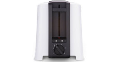 Cloer Cloer Full Size Toaster 3531  weiss/schwarz, 900 Watt, fur 2 XXL-Toastscheiben  weiss/schwarz Тостер Cloer Full Size 3531 белый/черный, 900 Вт, на 2 тоста размера XXL