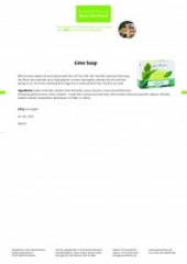 Kraueterhaus Sanct Bernhardt Lime Soap, 100 г