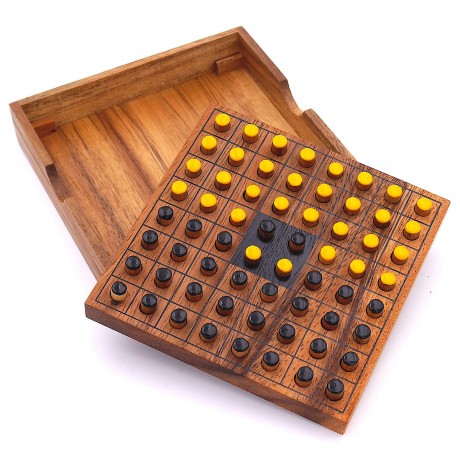 ROMBOL Reversi – Interessantes Strategiespiel fur 2 Personen aus edlem Holz Reversi – интересная стратегическая игра для двоих из ценных пород дерева